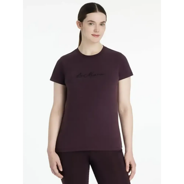 Lemieux Classique Sparkle T-shirt Damson Damson UK 6 T Shirts