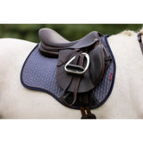 Lemieux Classique Suede GP Square Jay Blue Small/Medium Saddle Pads & Numnahs Barnstaple Equestrian Supplies