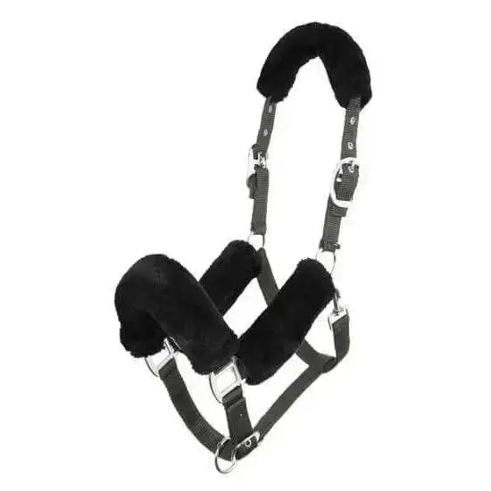 LeMieux Comfort Headcollars Black / Grey Pony Headcollars Barnstaple Equestrian Supplies