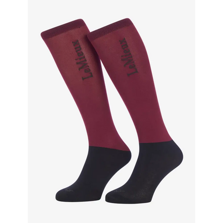 Lemieux Competition Socks 2 pack Ember - Riding Socks