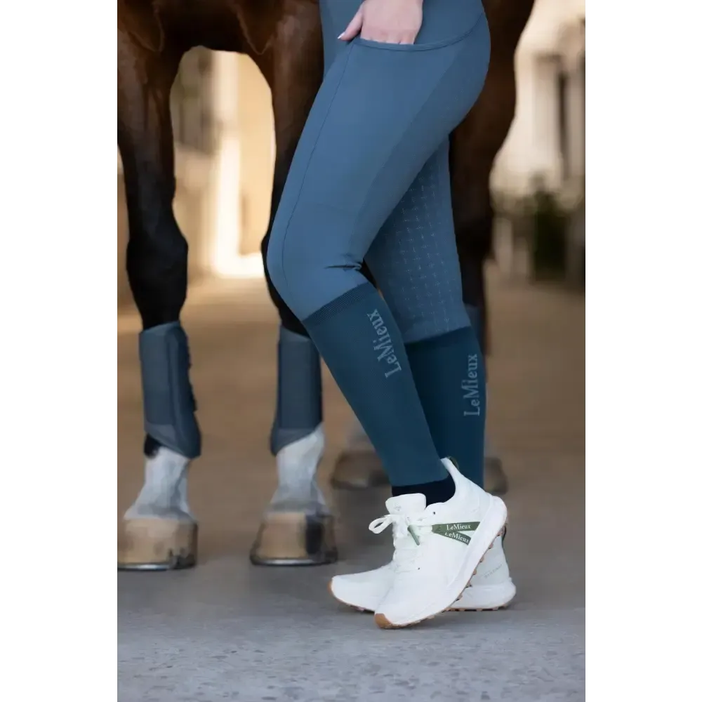 Lemieux Competition Socks 2 pack Petrol Small Riding Socks