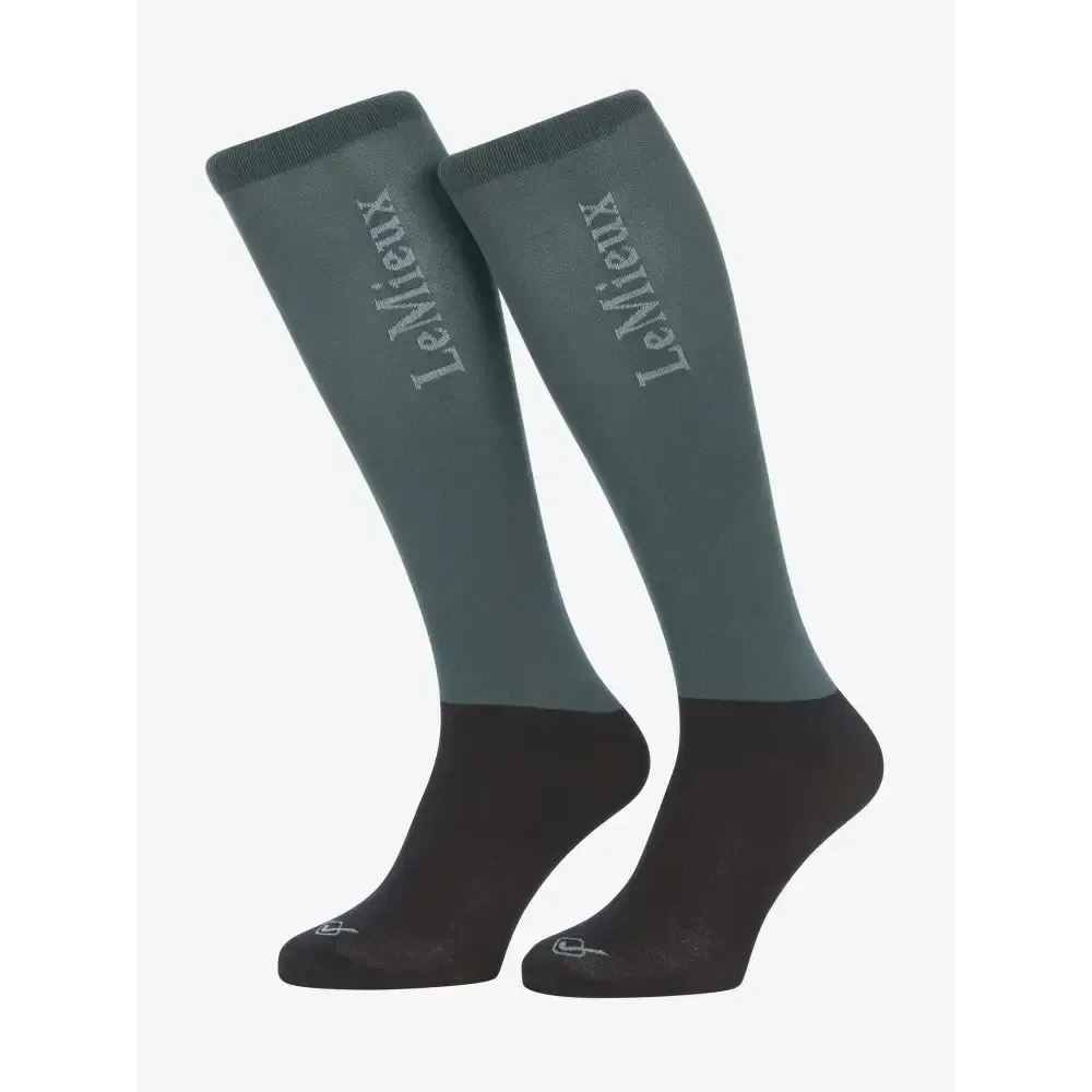 Lemieux Competition Socks 2 pack Petrol Small Riding Socks