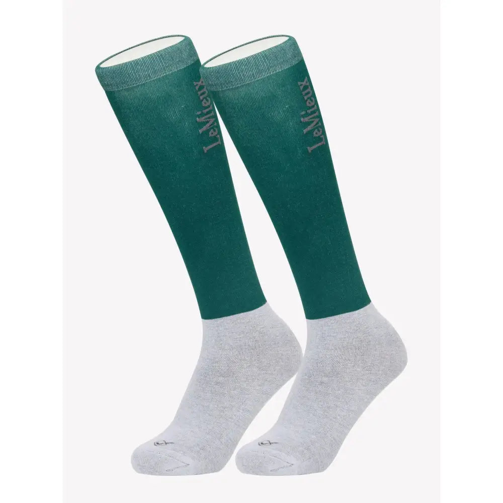 LeMieux Competition Socks Spruce Spruce Small Riding Socks Barnstaple Equestrian Supplies