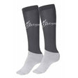 LeMieux Competition Socks Twin Pack Slate Grey Small (35-38/UK 3-5) LeMieux Socks Barnstaple Equestrian Supplies