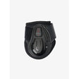 Black lemieux compliant junior pro fetlock boots with glossy finish and textured grip areas for protection