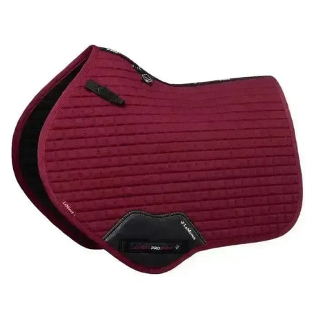 LeMieux Cotton Close Contact Square Burgundy Burgundy S/m Saddle Pads