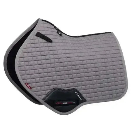 LeMieux Cotton Close Contact Square Grey Grey Large Saddle Pads