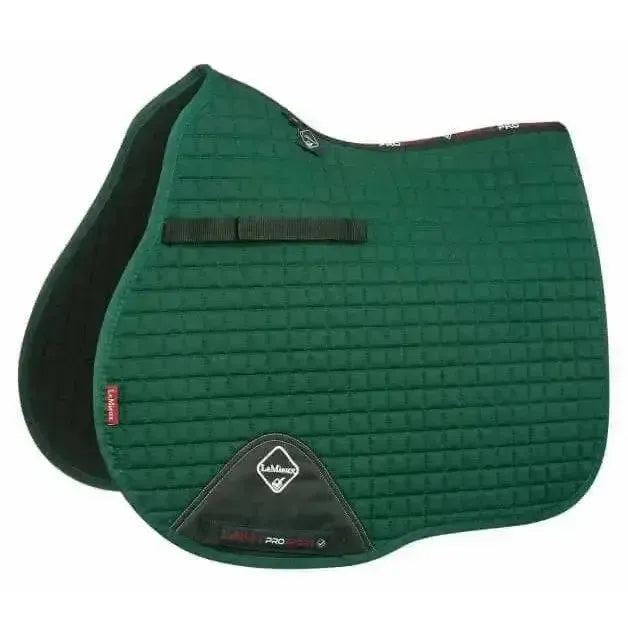 LeMieux Cotton GP Square Green Green Large Saddle Pads
