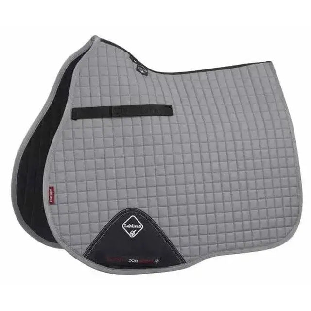 LeMieux Cotton GP Square Grey Grey S/M Saddle Pads & Numnahs Barnstaple Equestrian Supplies