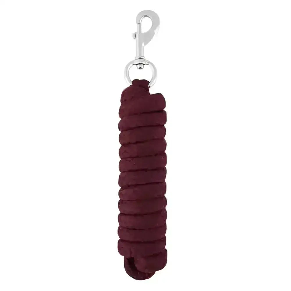 LeMieux Cotton Lead Rope Burgundy Burgundy One Size Lead Ropes