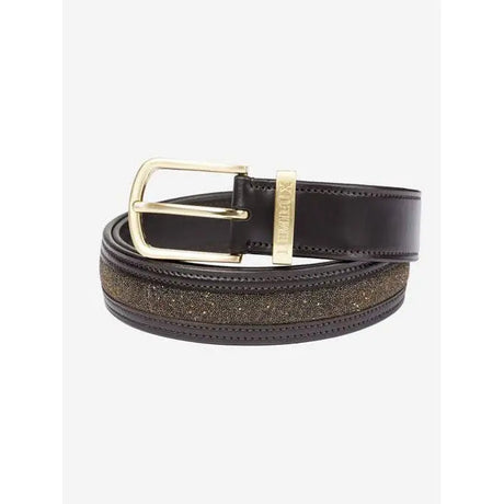 LeMieux Crystal Insert Belt Brown - X-Small / Brown