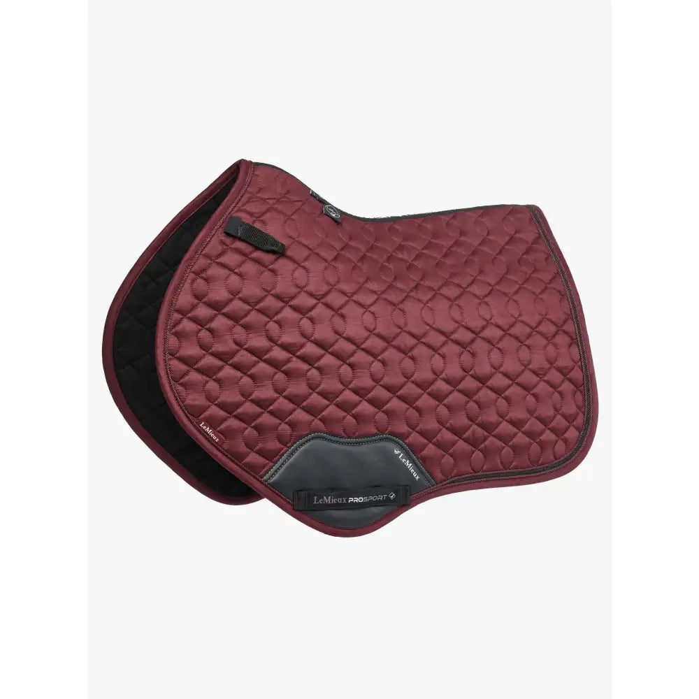 Lemieux Crystal Suede Cc Pad Burgundy Small/Medium Saddle Pads & Numnahs Barnstaple Equestrian Supplies