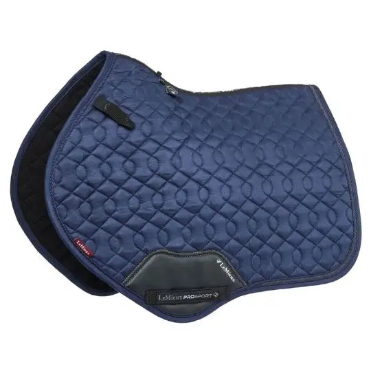 Lemieux Crystal Suede Cc Pad Navy Barnstaple Equestrian