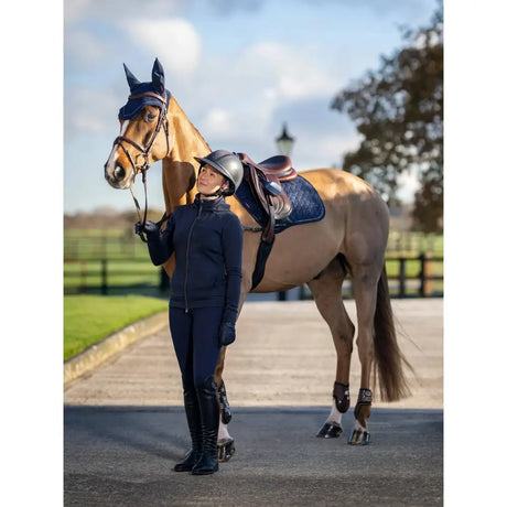 Lemieux Crystal Suede Cc Pad Navy Small/Medium Saddle Pads & Numnahs Barnstaple Equestrian Supplies