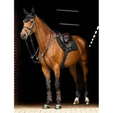LeMieux Crystal Suede Close Contact Square Black Small/Medium Black Saddle Pads