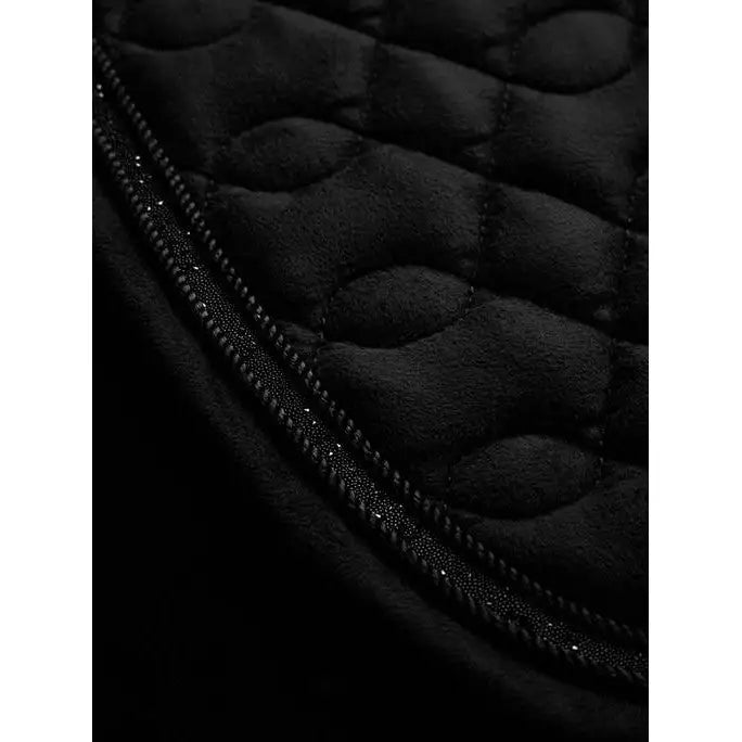 LeMieux Crystal Suede Close Contact Square Black - Saddle Pads