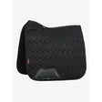 LeMieux Crystal Suede Dressage Square Black Small/Medium Black Dressage Saddle Pads