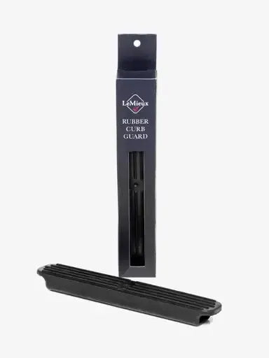 LeMieux Curb Chain Guard Black One Size Black Curb Chain Guards