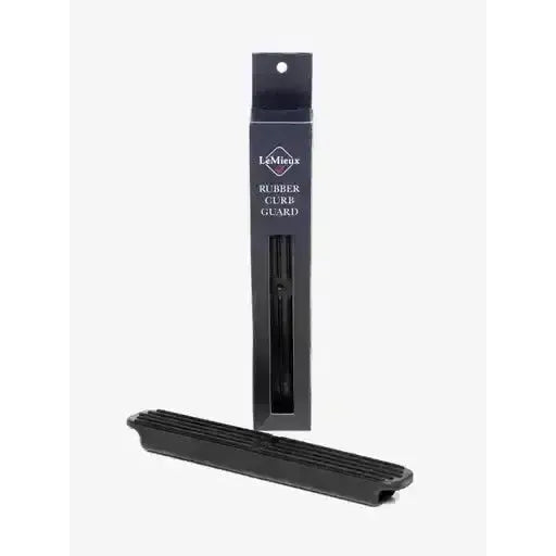 LeMieux Curb Chain Guard Black One Size Black Curb Chain Guards