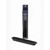 Black rubber lemieux curb chain guard with sleek ribbed design for durable curb protection