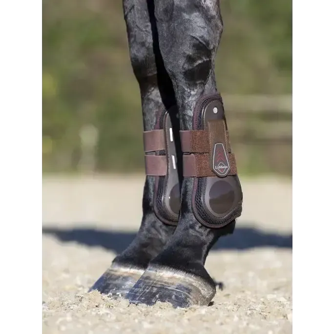 LeMieux Derby ProJump Tendon Boot Brown Medium Brown Tendon Boots