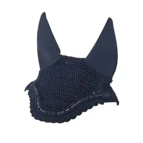 LeMieux Diamante Acoustic Fly Hood Navy Navy Medium Horse Ear Bonnets