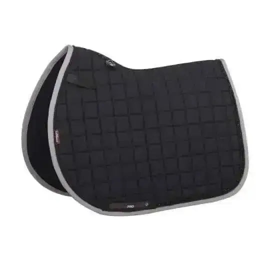 LeMieux Diamante Jumping Square Black Black Large Saddle Pads
