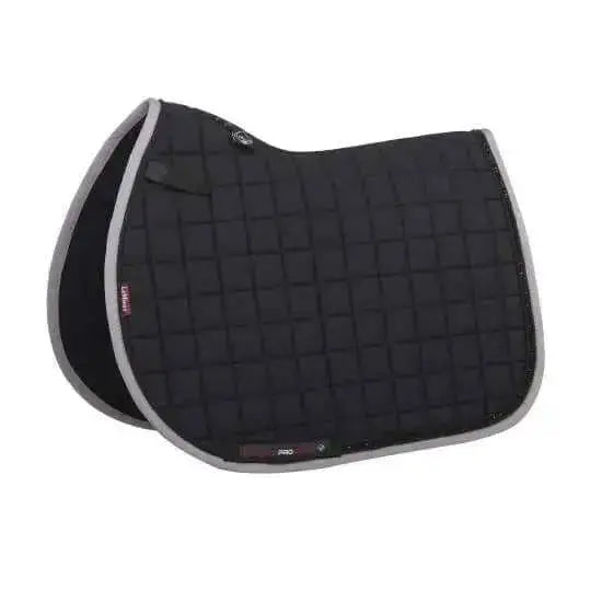 LeMieux Diamante Jumping Square Black Black Large Saddle Pads & Numnahs Barnstaple Equestrian Supplies