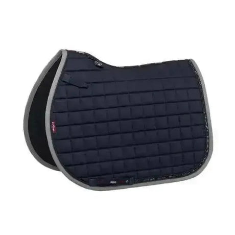 LeMieux Diamante Jumping Square Navy Navy Large Saddle Pads
