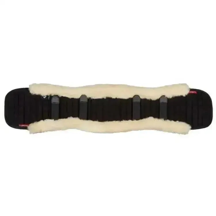 LeMieux Dressage Girth Cover Black/Natural Natural Medium (Up To 26") Girths