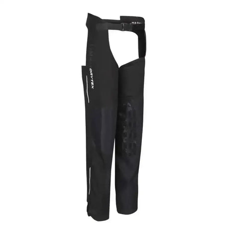 Black lemieux drytex stormwear motorcycle pants with reinforced panels and reflective stripes for safety and durability