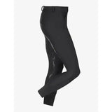 Black lemieux drytex waterproof breeches with sleek fit and subtle textured panels on outer thighs