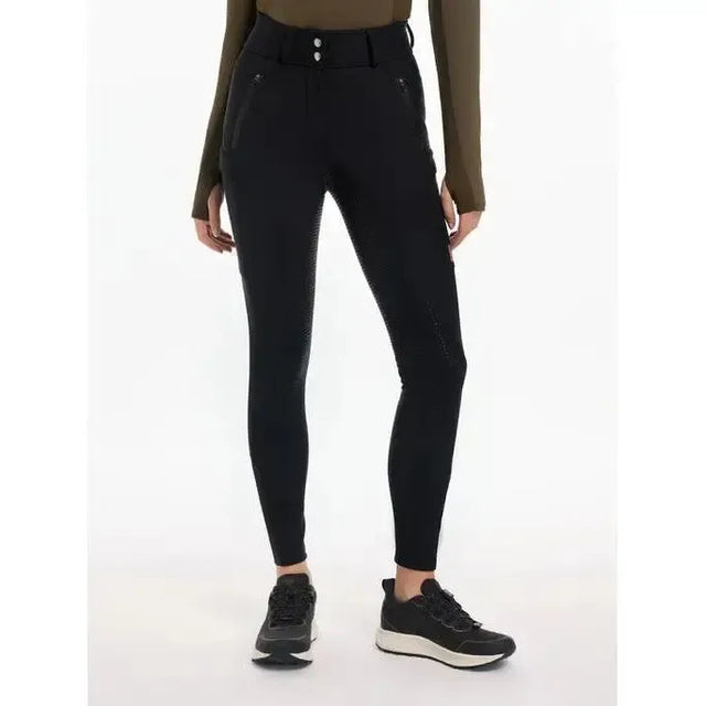 Lemieux Drytex Waterproof Breeches Full Seat Black UK 6 Black Waterproof Legwear