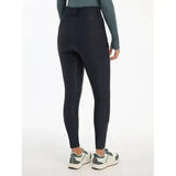 Black lemieux drytex waterproof breeches with fitted design and subtle perforated sides for all-weather riding comfort