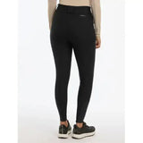 Black lemieux drytex waterproof breeches knee grip with sleek texture and subtle logo on waistband