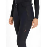 Black lemieux drytex waterproof breeches knee grip navy with sleek fit and zippered pockets for riding comfort