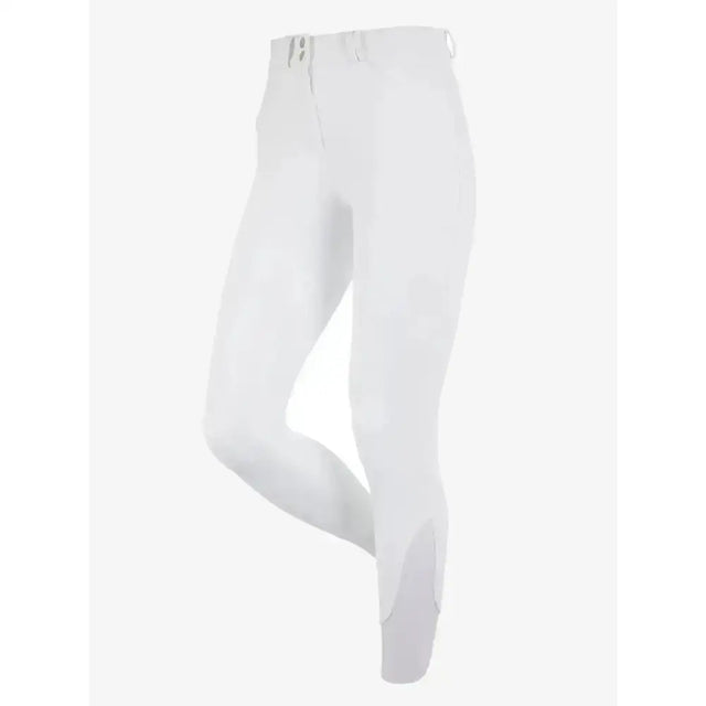 White lemieux drytex waterproof breeches with smooth fit and subtle stitching featuring a high waterproof rating