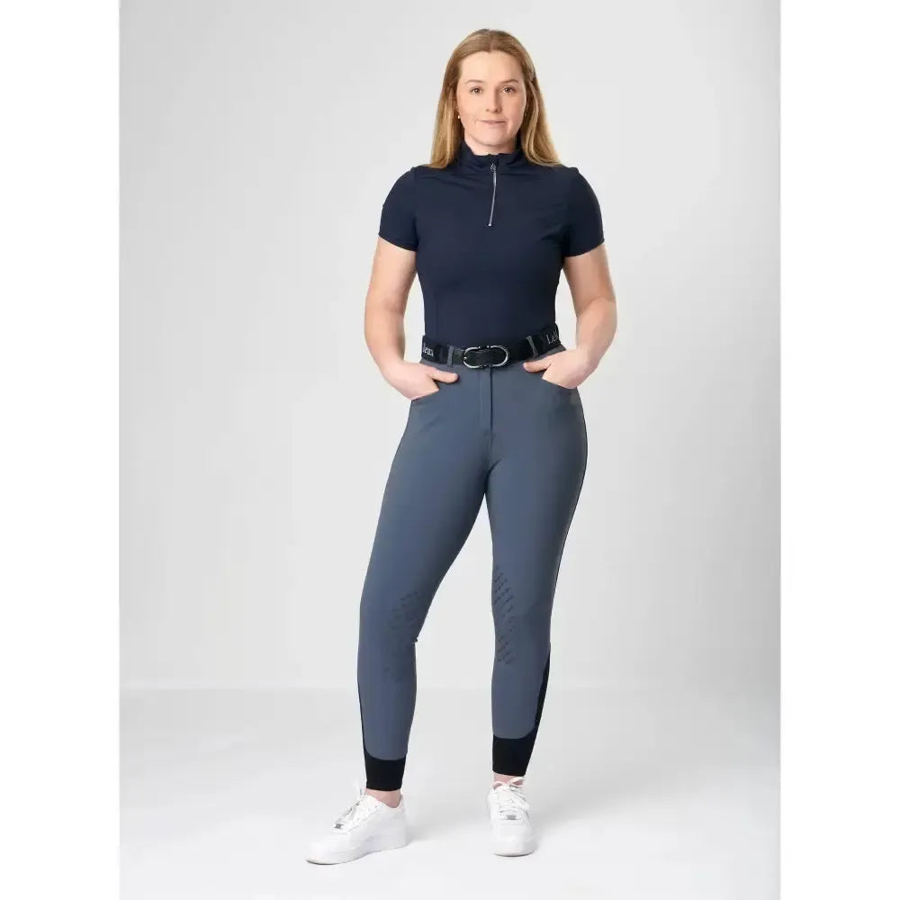 LeMieux Dynamique Knee Grip Breeches Ice Grey Ice Grey 14 Breeches