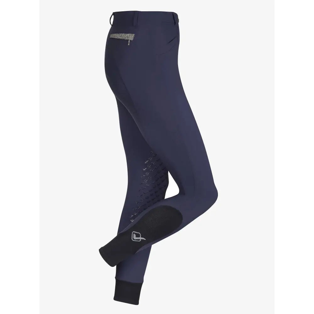 LeMieux Dynamique Knee Grip Breeches Navy Navy 14 Riding Breeches Barnstaple Equestrian Supplies