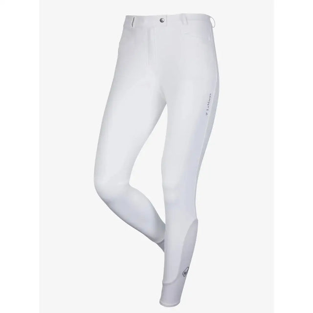 LeMieux Dynamique Knee Grip Breeches White White 16 Riding Breeches Barnstaple Equestrian Supplies