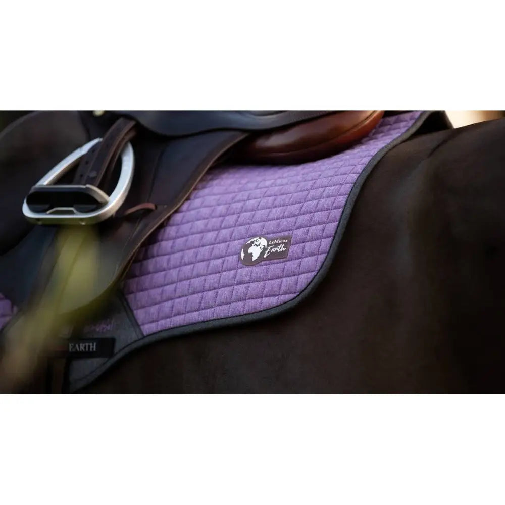 LeMieux Earth Close Contact Square Thistle - Large / Thistle - Saddle Pads