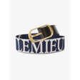 Lemieux Eddie Elasticated Belt Navy/Stone - X-Small / Navy/Stone - Belts