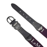 LeMieux Elasticated Belt Aubergine Aubergine Small Belts Barnstaple Equestrian Supplies