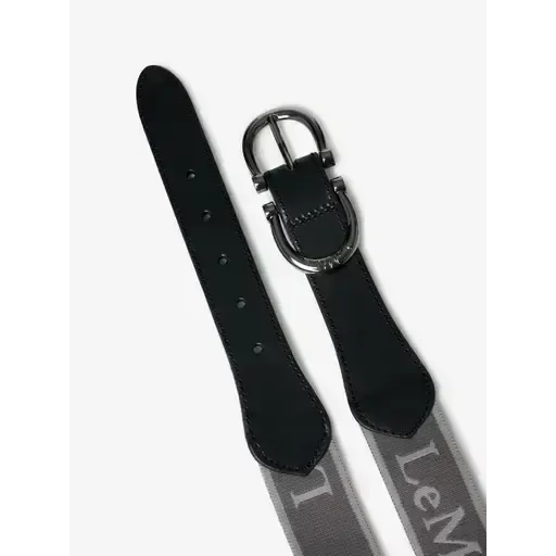 LeMieux Elasticated Belt Dark Grey Large Belts