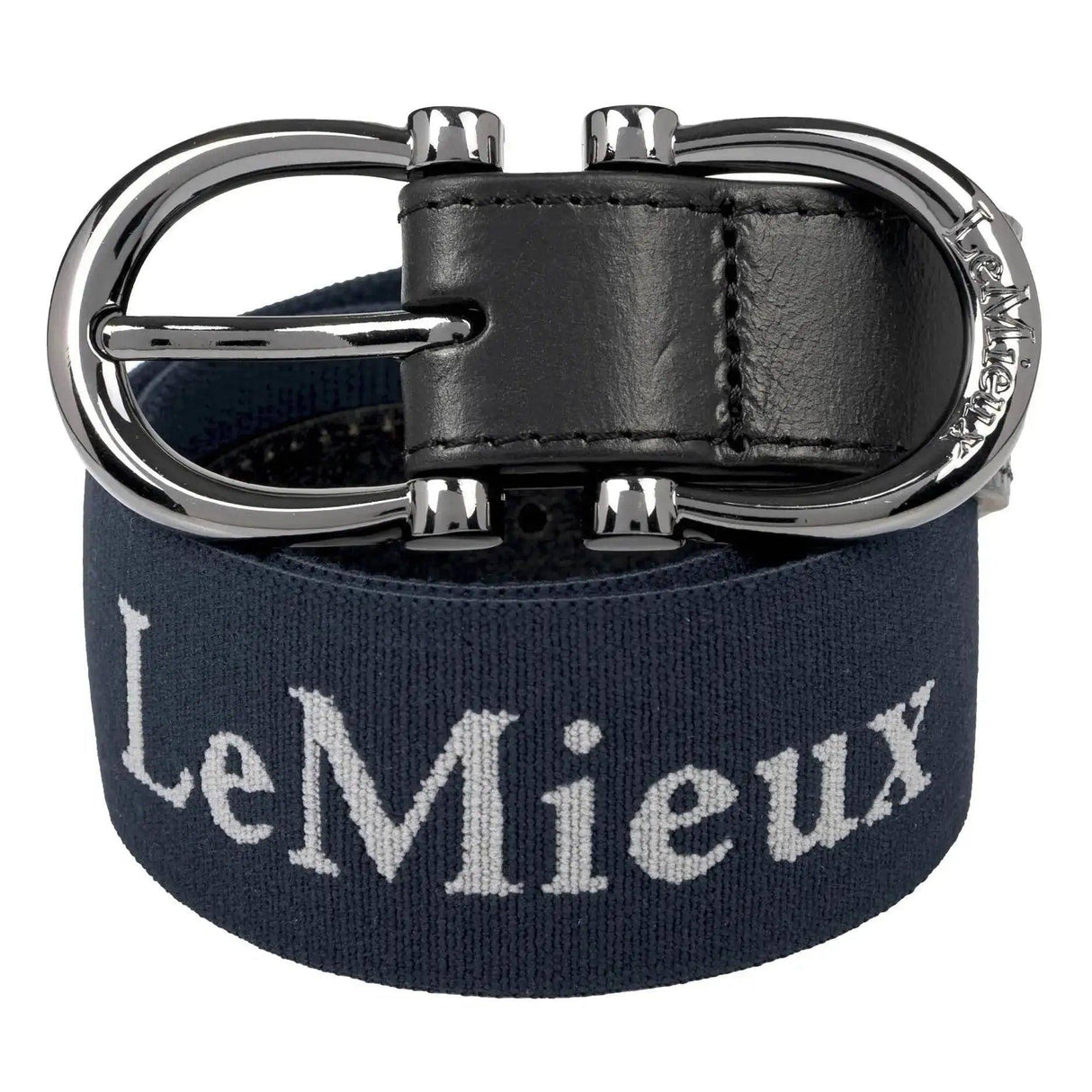 LeMieux Elasticated Belt Navy M LeMieux Belts Spring Summer 2024 From Barnstaple Equestrian Supplies