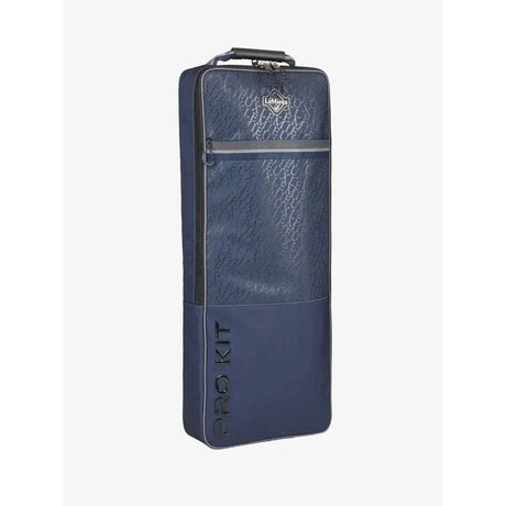 Navy lemieux elite pro bridle bag with subtle logo pattern and reinforced zipper details for pro bridle use