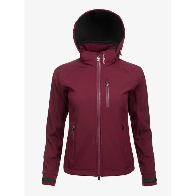 LeMieux Elite Soft Shell Jacket Burgundy - UK 10 / Burgundy