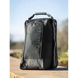Black lemieux elite wellington boot bag with textured fabric finish and reinforced stitching for boot storage