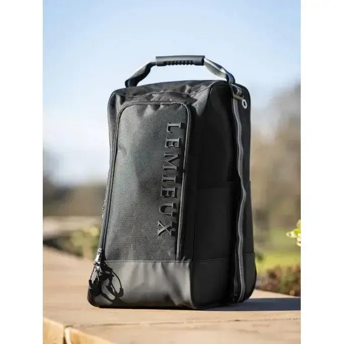 LeMieux Elite Wellington Boot Bag Black One Size Black Short Boot Bags