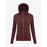 Lemieux Elite Zip Through Hoodie Burgundy Large Hoodies